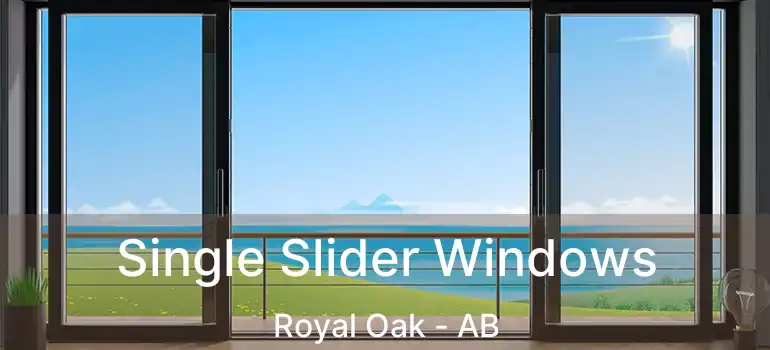  Single Slider Windows Royal Oak - AB