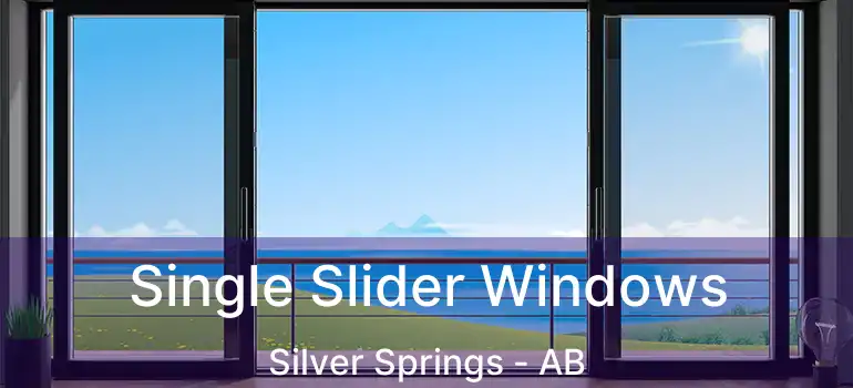 Single Slider Windows Silver Springs - AB