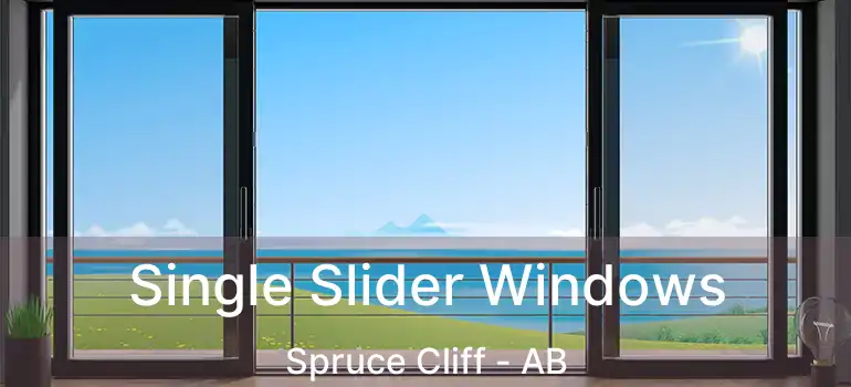  Single Slider Windows Spruce Cliff - AB