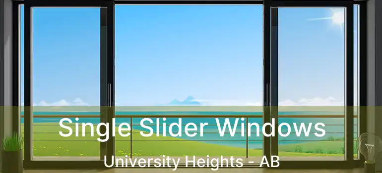  Single Slider Windows University Heights - AB