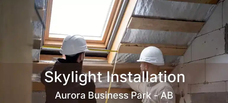  Skylight Installation Aurora Business Park - AB
