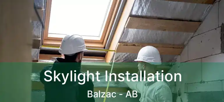  Skylight Installation Balzac - AB