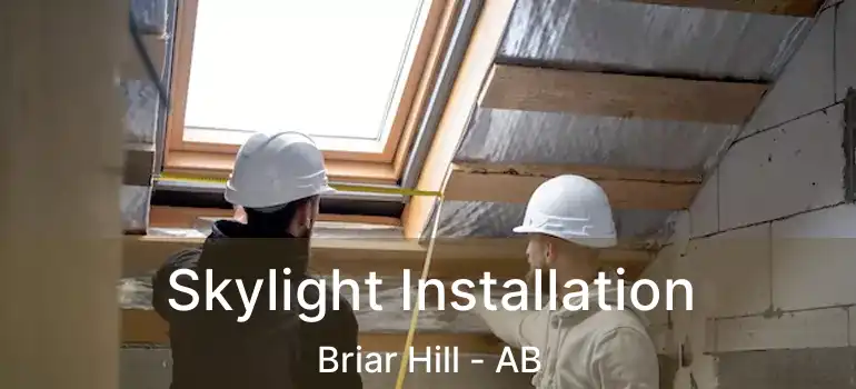 Skylight Installation Briar Hill - AB