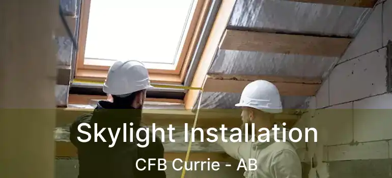  Skylight Installation CFB Currie - AB