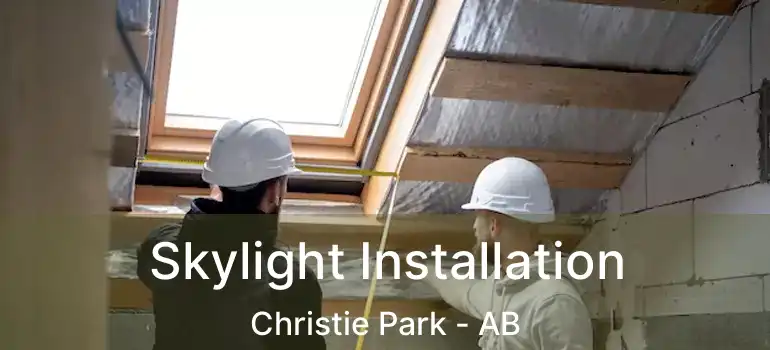  Skylight Installation Christie Park - AB