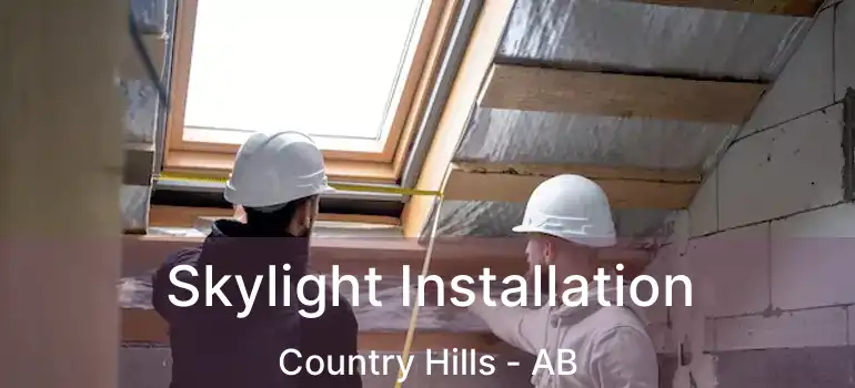  Skylight Installation Country Hills - AB