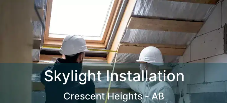  Skylight Installation Crescent Heights - AB