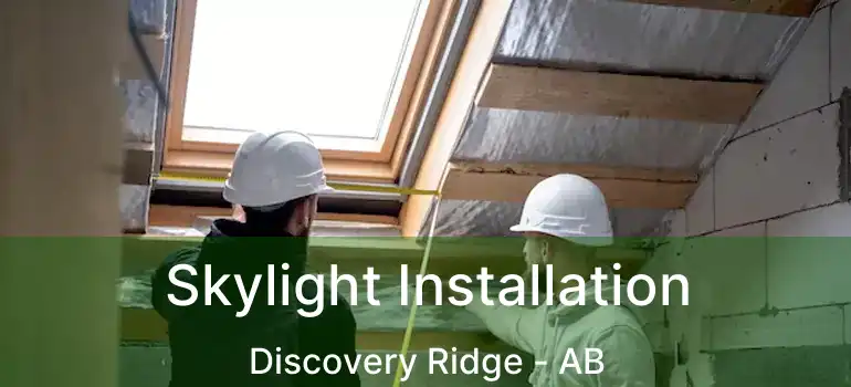  Skylight Installation Discovery Ridge - AB