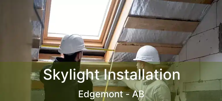  Skylight Installation Edgemont - AB