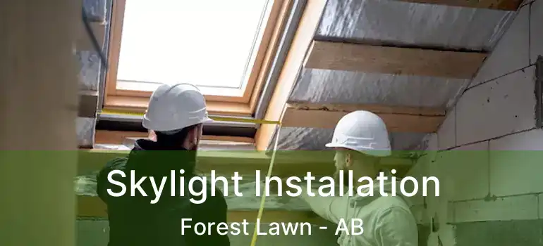  Skylight Installation Forest Lawn - AB