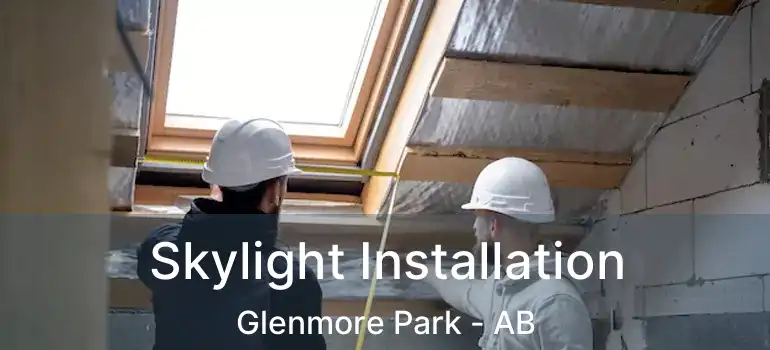  Skylight Installation Glenmore Park - AB