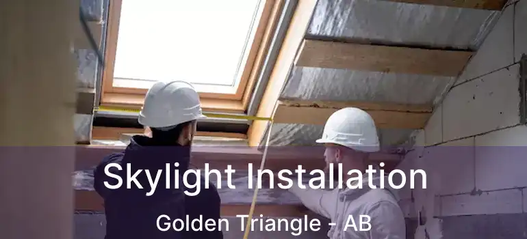  Skylight Installation Golden Triangle - AB