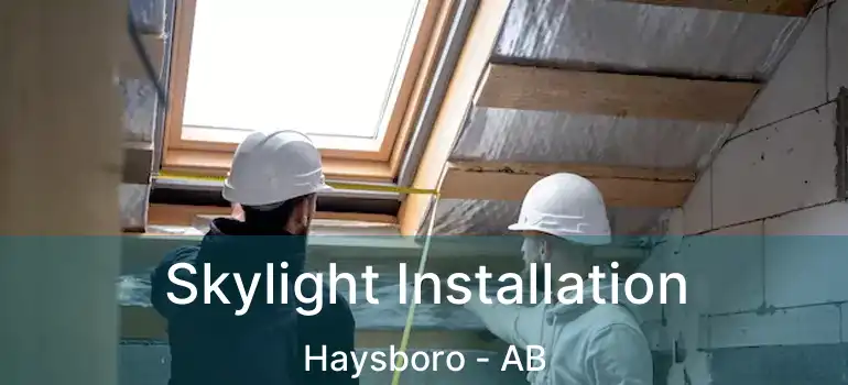  Skylight Installation Haysboro - AB