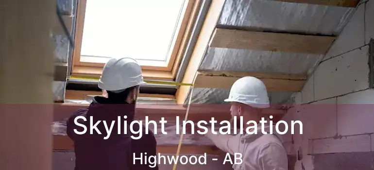  Skylight Installation Highwood - AB