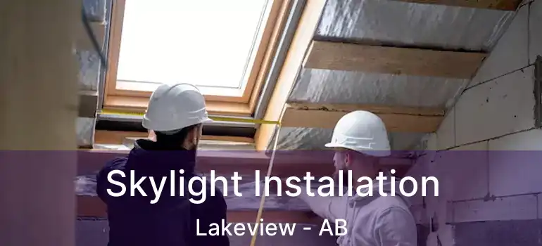  Skylight Installation Lakeview - AB