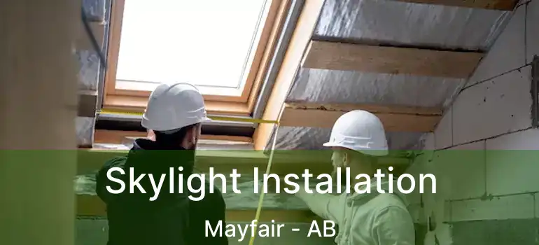  Skylight Installation Mayfair - AB