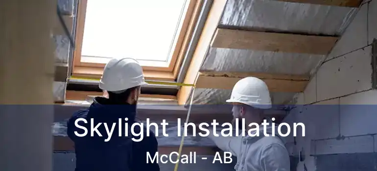  Skylight Installation McCall - AB