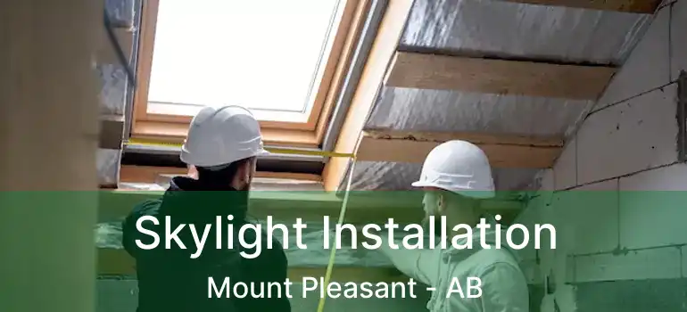  Skylight Installation Mount Pleasant - AB
