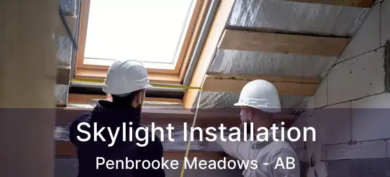  Skylight Installation Penbrooke Meadows - AB