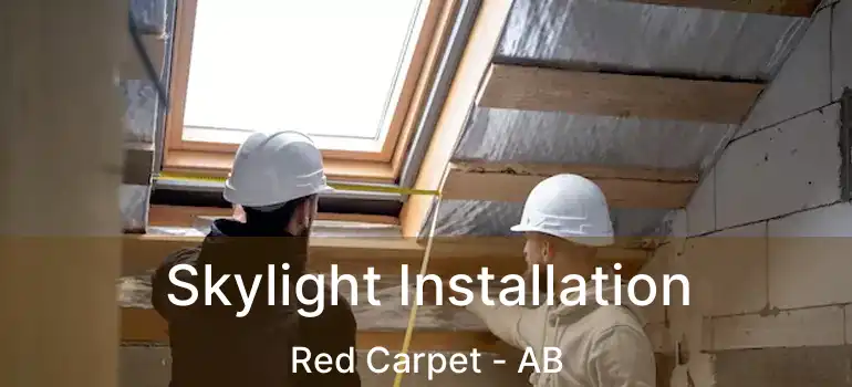  Skylight Installation Red Carpet - AB