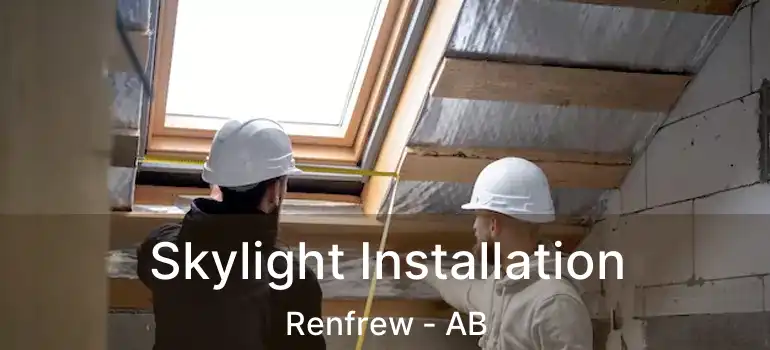  Skylight Installation Renfrew - AB