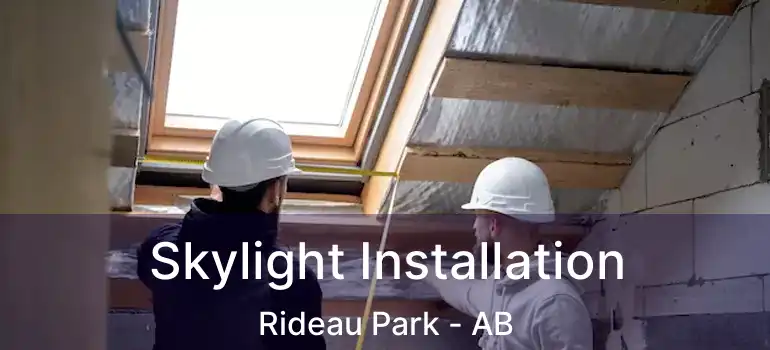  Skylight Installation Rideau Park - AB