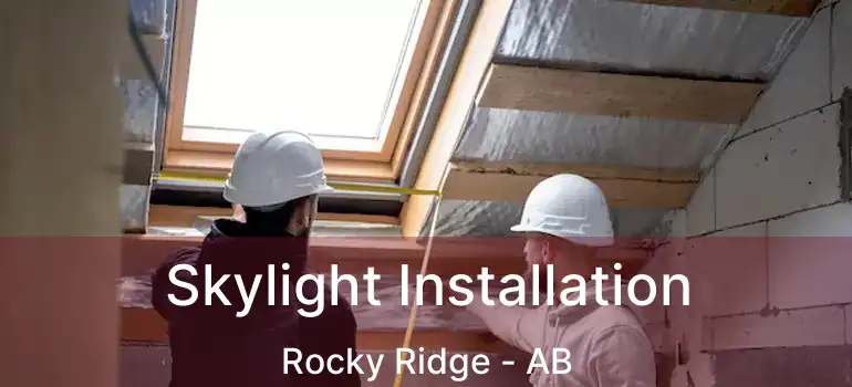  Skylight Installation Rocky Ridge - AB