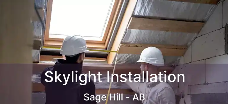  Skylight Installation Sage Hill - AB