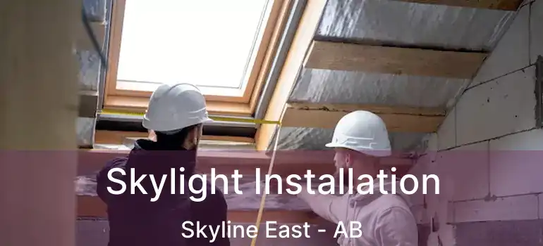  Skylight Installation Skyline East - AB