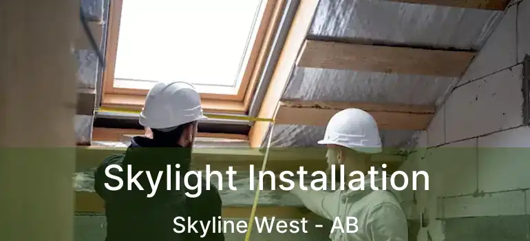  Skylight Installation Skyline West - AB