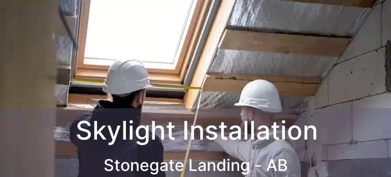  Skylight Installation Stonegate Landing - AB