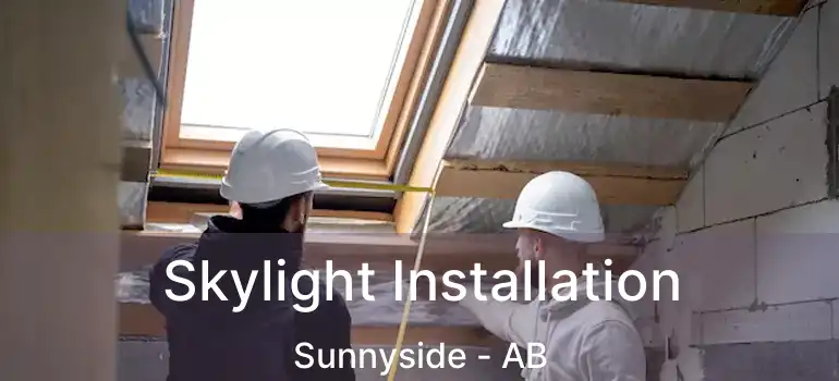  Skylight Installation Sunnyside - AB