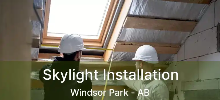  Skylight Installation Windsor Park - AB