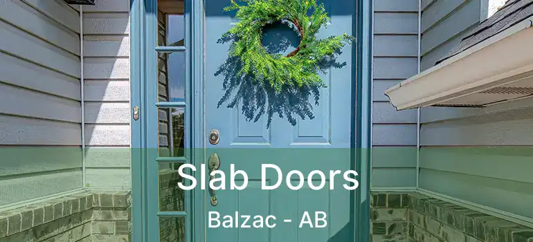  Slab Doors Balzac - AB
