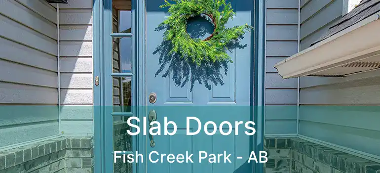  Slab Doors Fish Creek Park - AB