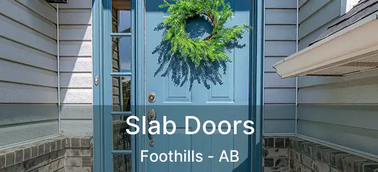  Slab Doors Foothills - AB