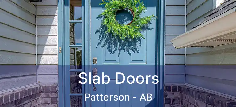  Slab Doors Patterson - AB
