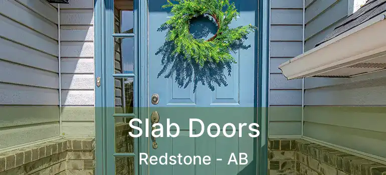  Slab Doors Redstone - AB