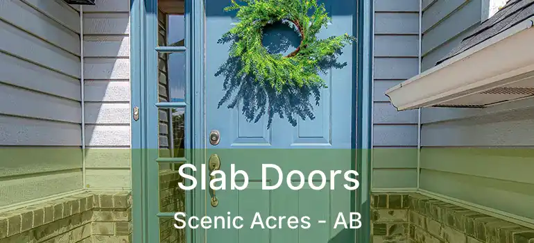  Slab Doors Scenic Acres - AB