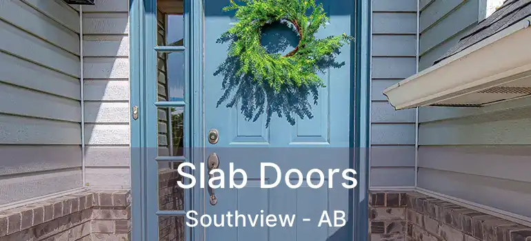  Slab Doors Southview - AB