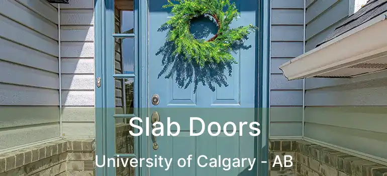  Slab Doors University of Calgary - AB