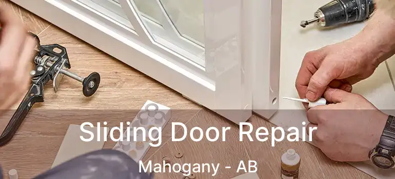  Sliding Door Repair Mahogany - AB