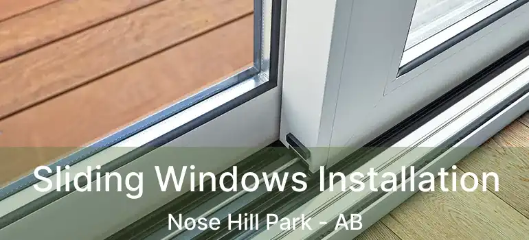  Sliding Windows Installation Nose Hill Park - AB