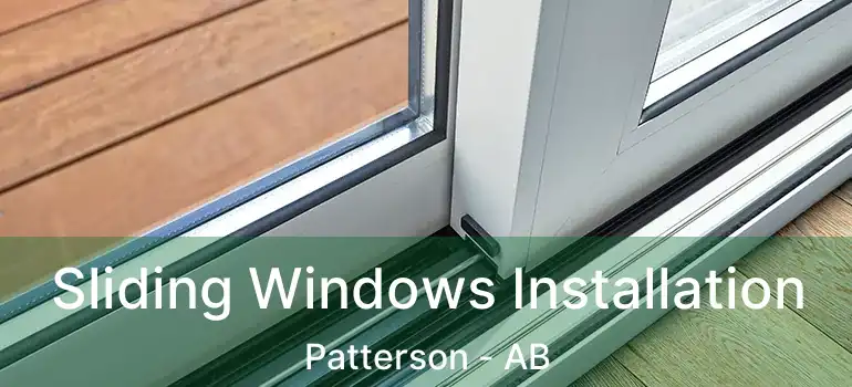  Sliding Windows Installation Patterson - AB