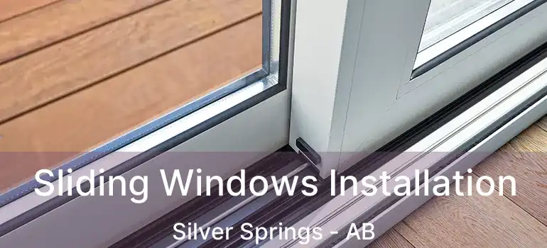  Sliding Windows Installation Silver Springs - AB