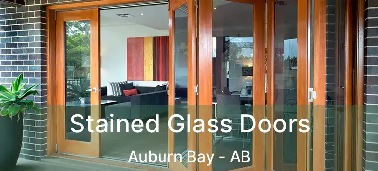  Stained Glass Doors Auburn Bay - AB