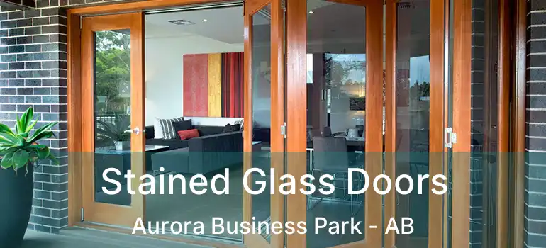  Stained Glass Doors Aurora Business Park - AB