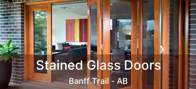  Stained Glass Doors Banff Trail - AB