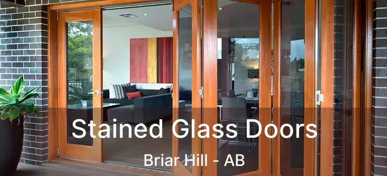  Stained Glass Doors Briar Hill - AB