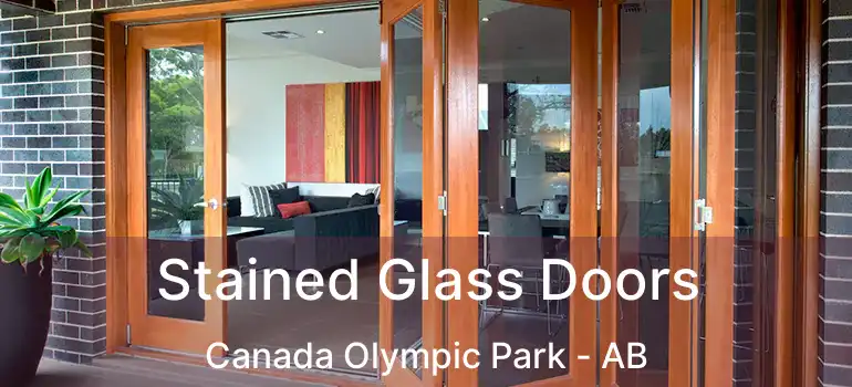  Stained Glass Doors Canada Olympic Park - AB